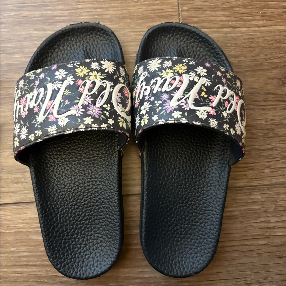 Floral Slide Sandals